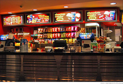 Movie Theater Concession Stand Food